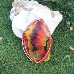 可摺疊不鏽鋼 競技掛膠抄網 網頭 釣魚配件 漁具批發