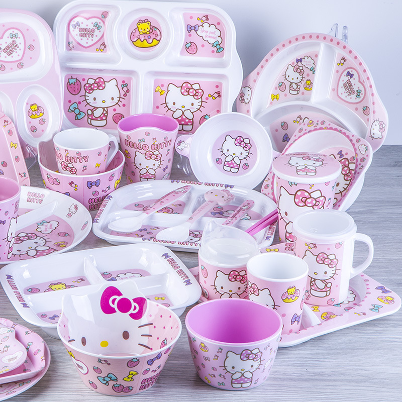 Japanese and Korean Melamine Melamine Household Cartoon Creative Children's Tableware Creative Bowls and Plates Cute Gifts Japanese and Korean Melamine Melamine Household Cartoon Creative Children's Tableware Creative Bowls and Plates Cute Gifts