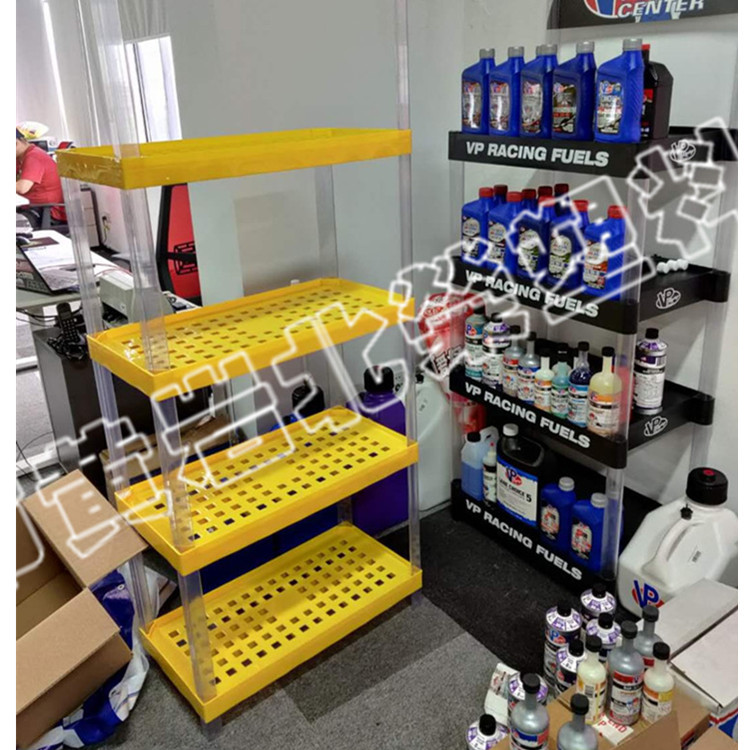 三层70*35超市大米挂面食用油机油电池酒塑料展台货架展示架