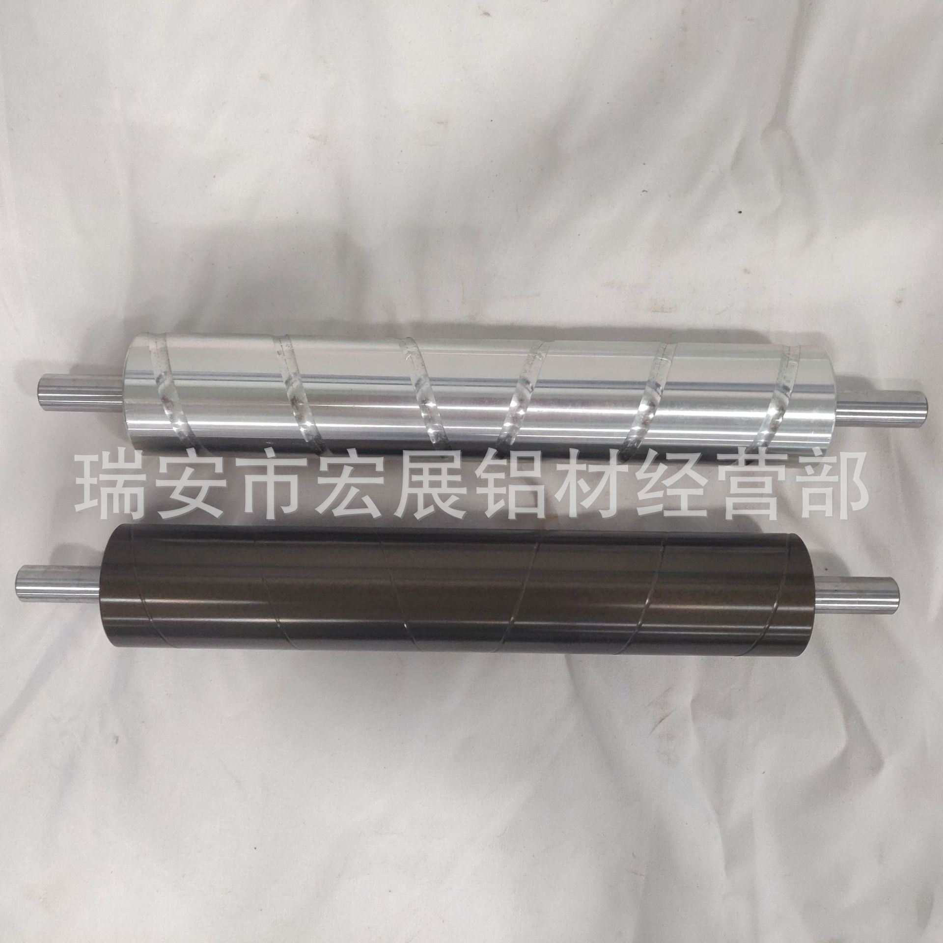 挤出机印刷机吹膜机分切机制袋机配件 茶色硬质铝合金导辊 铝导辊|ru