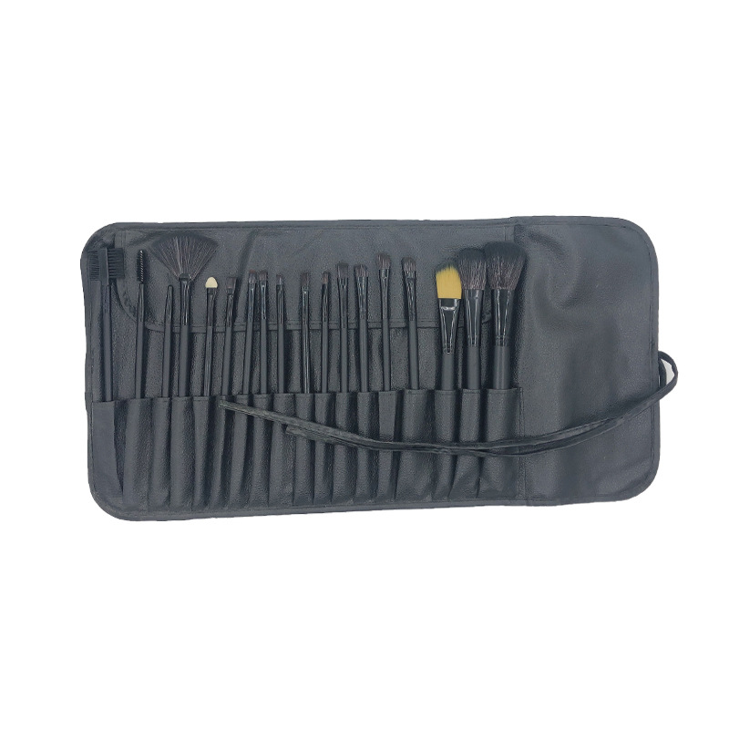 12 unids 15 unids 18 unids 24 unids 32 unids pinceles de maquillaje traje negro/Rosa/color de madera pinceles de maquillaje herramientas de belleza