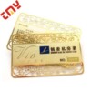 Metal Card Gold Card Silver Card Card Color Printing Gold Card Metal Bookmark Fox Stainless Steel Card Hollow Card