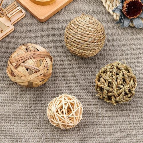 Rabbit grass ball, molar ball, guinea pig, parrot chewing toy, straw wicker ball, water grass ball, willow ball, hamster straw ball
