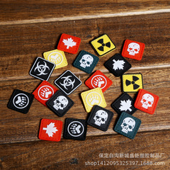 Wholesale TAD small plastic stamps, Velcro stamps, outdoor armbands, epaulettes, backpack accessories for military fans, PVC stamps