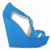 391-10 days blue patent leather
