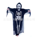 Хэллоуин макияж танцевальная одежда для взрослого скелетона скелета скелетона призрачная одежда детская костная одежда террор