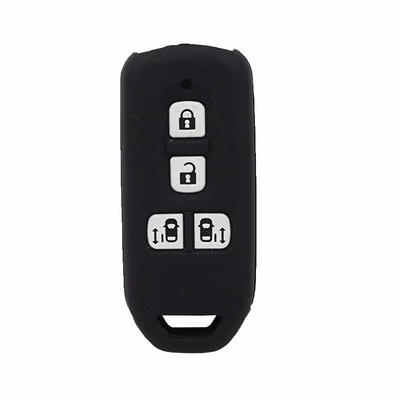 Key case is suitable for Wuyang Honda pcx150 key Ruiyu SH125/150PCX motorcycle silicone case (Static Rod/Key Bag) - black