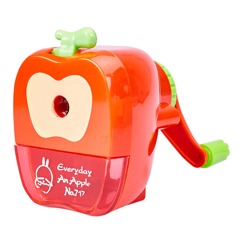 Sacapuntas de lápiz pingxiaoguo Sacapuntas de fruta forma sacapuntas pequeño y fácil de llevar 717A sacapuntas Sacapuntas de lápiz