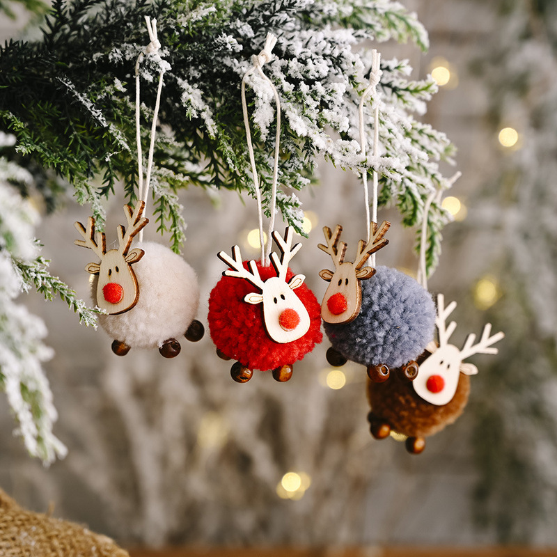 Haobei Christmas Celebration Decoration Felt Deer Pendant Creative New Elk Pendant Christmas Tree Pendant Gift Haobei Christmas Celebration Decoration Felt Deer Pendant Creative New Elk Pendant Christmas Tree Pendant Gift