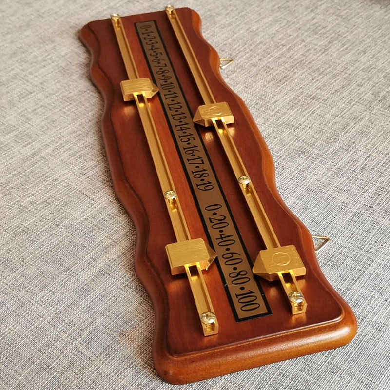 Dispositivo de puntuación de billares Tablero de puntuación Tablero de alta densidad Integrador de billares Tablero de puntuación de billares en forma de onda de 2 pistas