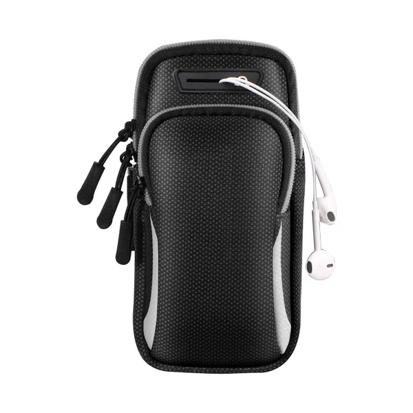 Mobile Phone Arm Bag for Men and Women, Running Arm Bag, Universal Mobile Phone Bag for Huawei and Apple, Wrist Bag, Arm Strap with Reflective Design