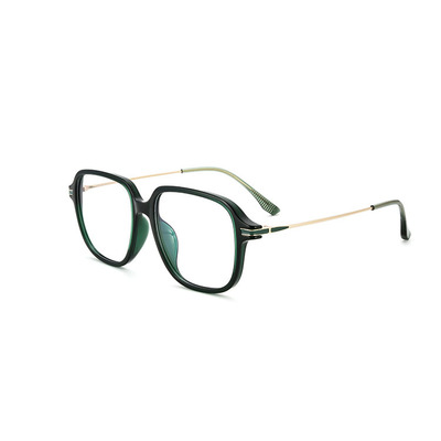 跨境防藍光眼鏡框韓版方形大框素顏平光眼鏡配有度數近視鏡加工