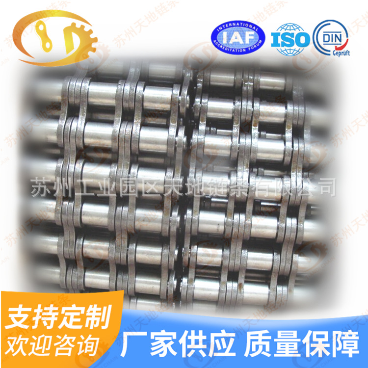 机械工业链条2寸 传动链条 工业传动滚子链 工厂可加工三排链