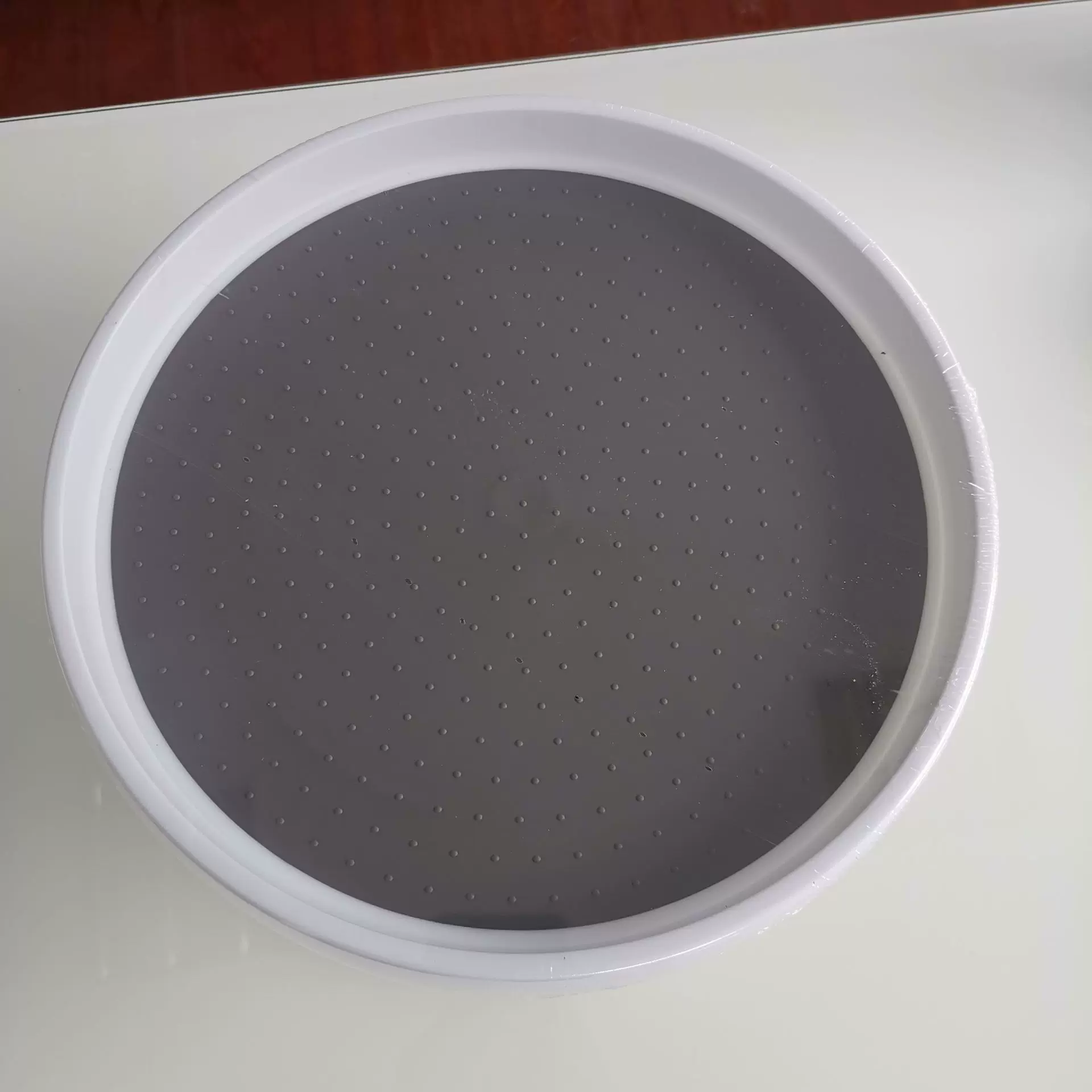 厨房旋转收纳盘防滑转盘旋转化妆品收纳架调味收纳架深盘25cm30cm