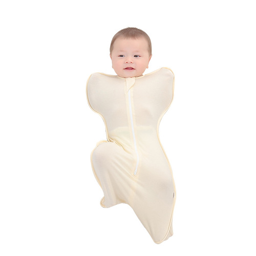 Baby swaddle, spring and summer bamboo fiber surrender sleeping bag, anti-jump wrap, anti-uterine wrap, cross-border maternal and infant supplies