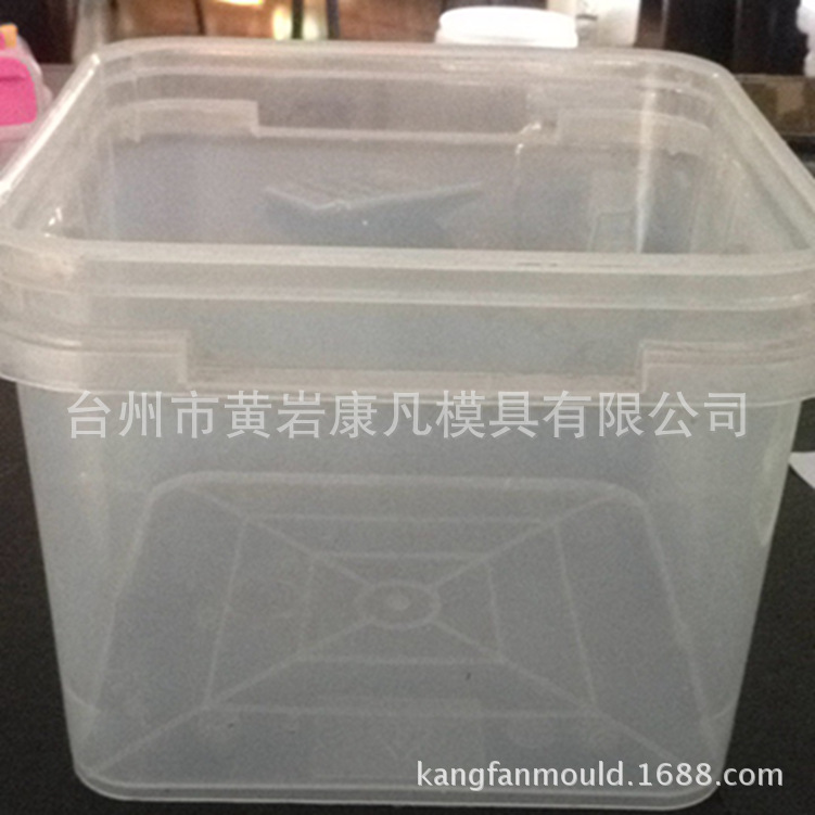 塑料涂料包装桶 8升方桶模具，塑胶大水桶模具，注塑模具