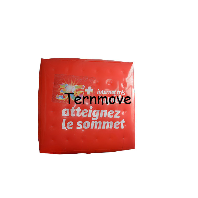 厂家直供PVC充气魔方升空气球方块四方形空飘广告飘空氦气球气模