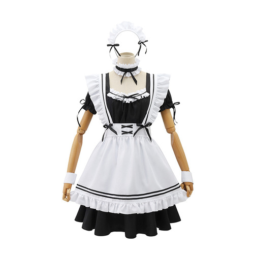 cosplay uniform Miracle Nuannuan mobile game cute Japanese lolita maid dress plus size lolita 002