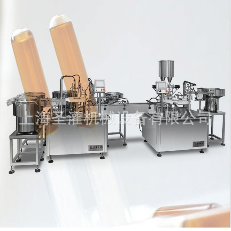 3克葫芦管给药凝胶灌装机 5克扁管私密妇科凝胶灌装机 注射器灌装