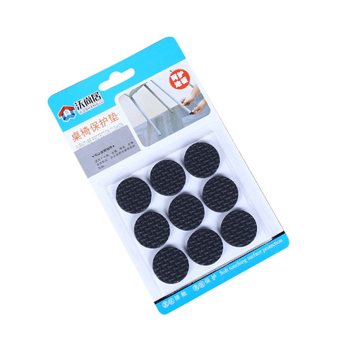 Thick black EVA table feet mat, scratch-resistant and sound-insulating chair feet mat, furniture floor sofa protection mat, factory wholesale