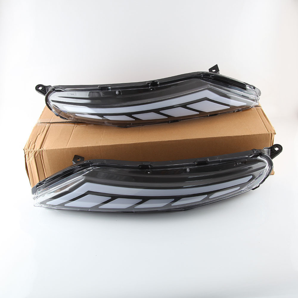 Adecuado para Mitsubishi X-Pander luz ceja luz diurna Yige faro ceja luz diurna ala GE luz ceja