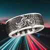 Fashionable motorcycle, ring suitable for men and women, wish, punk style, wholesale