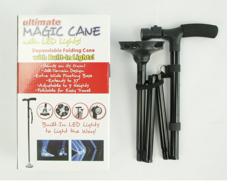 En stock plegable muletas de escalada muletas tumbler ancianos muletas doble apoyabrazos muletas de alarma