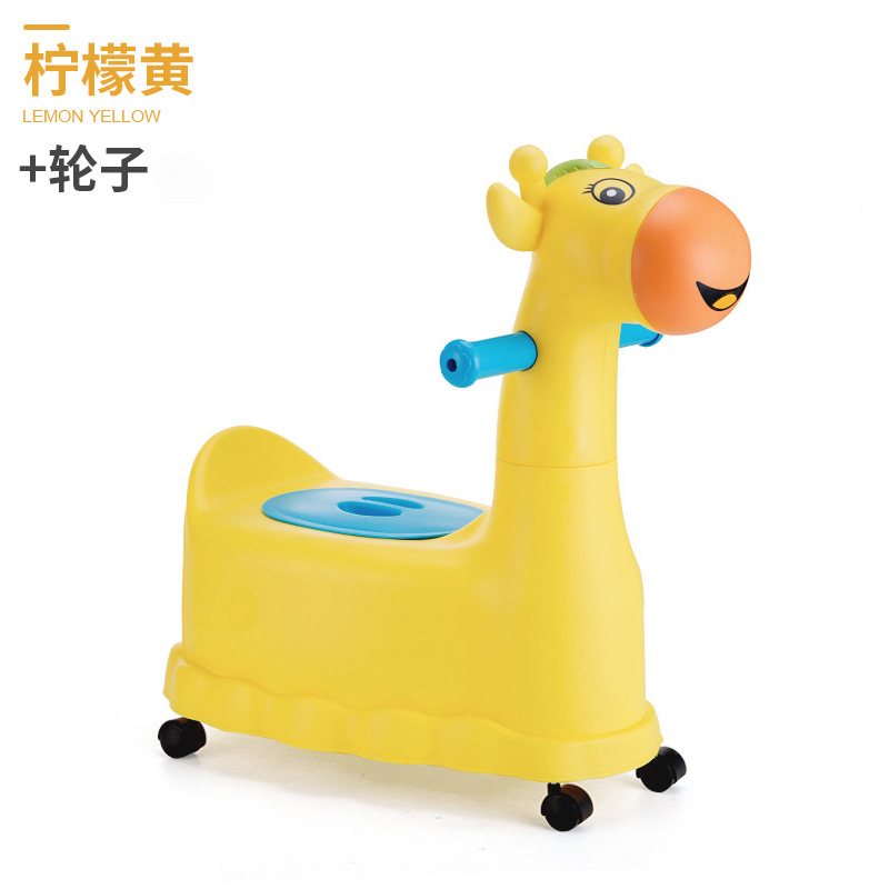 Inodoro doméstico para niños, inodoro de asiento para bebés de tamaño grande, inodoro para bebés de tipo cajón, inodoro pequeño con ruedas