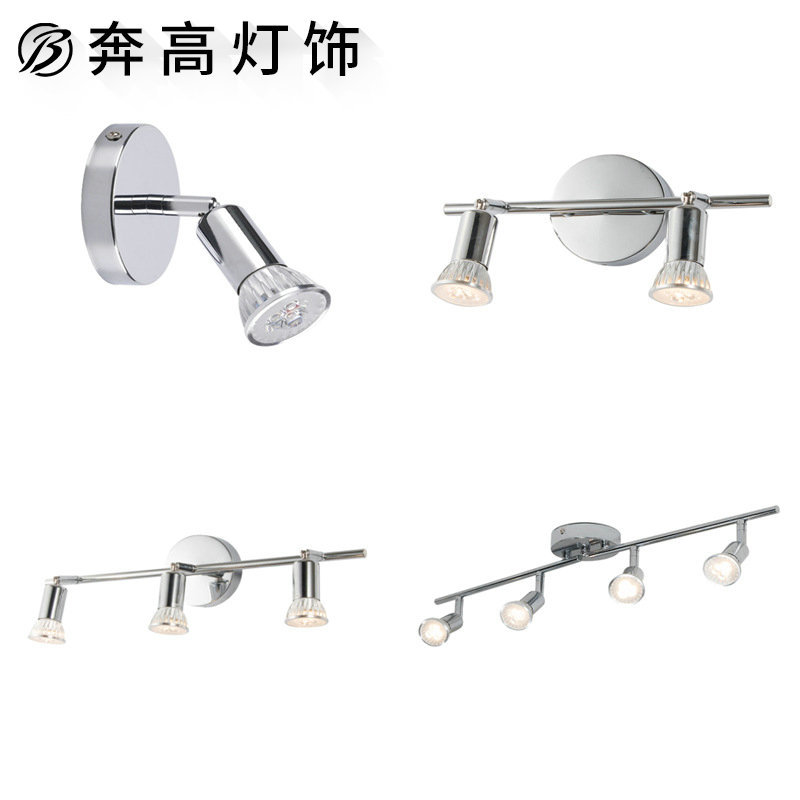 Cross-border LED spotlight factory wholesale supermarket hotel engineering spotlights clothing store display window background wall GU10 spotlights