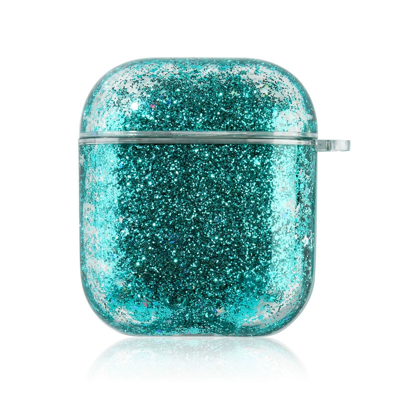 Protective case (Apple) AirPods 1/2/3/4/Pro — PC hard shell, glitter flow‑sand designs