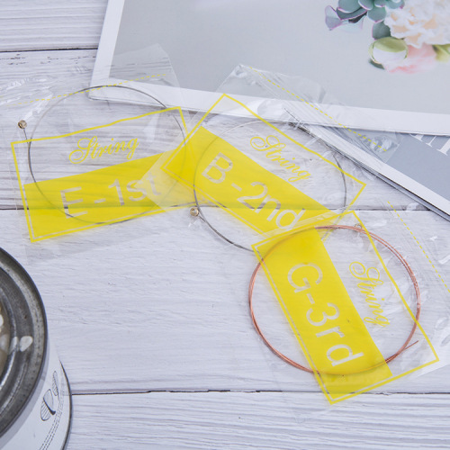 Guitar bulk individually packaged folk strings one, two, three, four, five and six strings acoustic guitar 1-2-3 strings 4 strings 5 ​​strings 6 strings