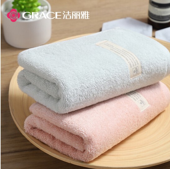 Jie Liya Towel Long-staple Cotton Towel Cotton Thickened Strong Absorbent Face Towel Dark Grey Dark Brown