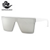 S312 fashion European and American frame large frame transparent UV400 retro sunglasses sunglasses same model