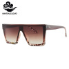 S312 fashion European and American frame large frame transparent UV400 retro sunglasses sunglasses same model