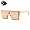 S312 fashion European and American frame large frame transparent UV400 retro sunglasses sunglasses same model