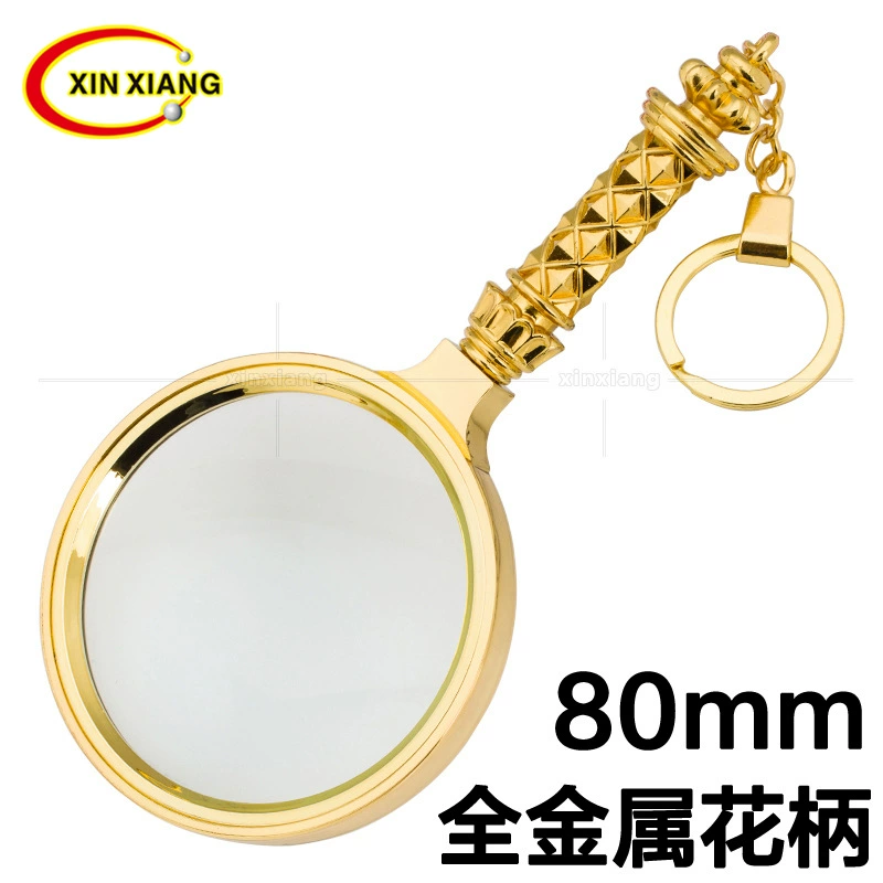 Портативный 80-миллиметровый оптический брелок с увеличительным стеклом Портативный ремонт чтения пожилые часы экран мобильного телефона 6 раз