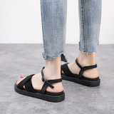 VS-31, новинка 2026 года, летние новые модные интернет-знаменитости, женские сандалии в стиле феи на плоской подошве для студентов, суперпопулярные универсальные римские туфли