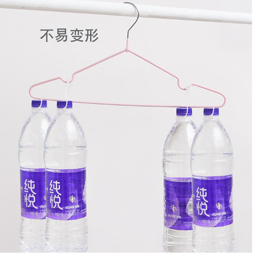 [Anti-slip thickened plastic-impregnated clothes hanger] Household children's adult clothes drying rack clothes support dormitory seamless clothes hanging clothes rack