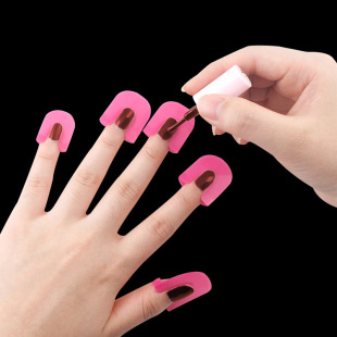 Nail Tools Anti-overflow Clip Armor Model Clip Nail Edge Gradient Printing French Nail Polish Gel Novice Clip