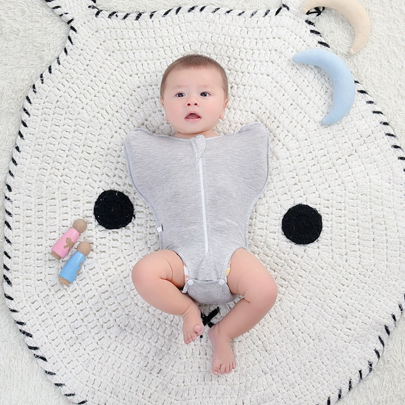 Пеленка-подгузник для младенцев (новорожденный) без рукавов, шорты, хлопок, размеры S–L (0–6 мес)