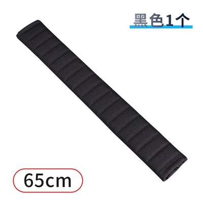 Seat belt shoulder pad: a pair of safety belt shoulder - comfortable-and-breathable-style-65cm-black-1-pack