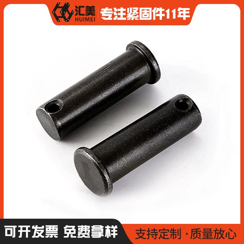 Фабрика 5-M35 черный GB882 Железный штифт вал с плоской головкой с отверстием штифт вал позиционирующий штифт с отверстием Штифт для болта