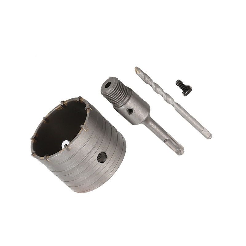 Taladro seco abridor de agujero de pared escariador de hormigón taladro hueco de pared aire acondicionado martillo eléctrico mango cuadrado mango redondo taladro de impacto