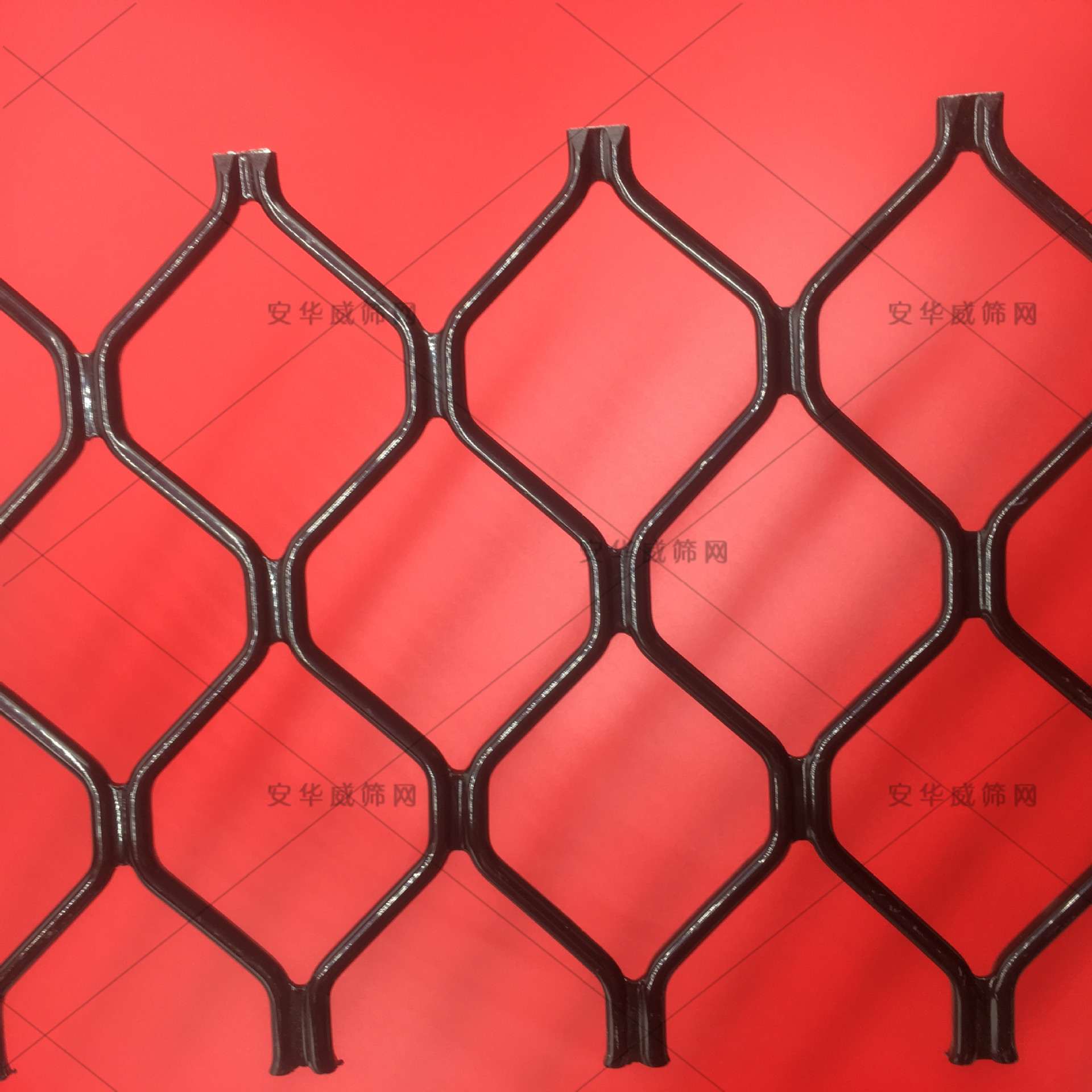 黑色铝合金网片 窗户防盗装饰网 市政园林围栏铝美格网