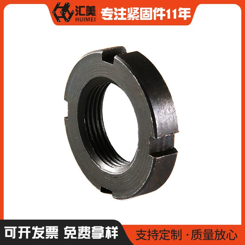 GB810 Проверка блокировки с четырьмя слотами заводской стандарт маленький круглый гайка национальный стандарт круглая гайка M10-M240