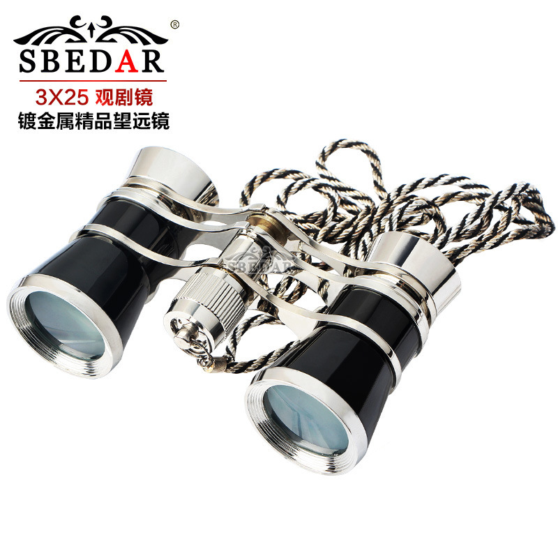 3X25 white and black gift box chain watch bird watching bird watching double-tube women's little Paul watch mirror 3X25 white and black gift box chain watch bird watching bird watching double-tube women's little Paul watch mirror