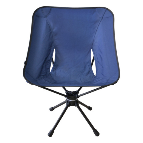 Outdoor folding chair, rotating portable ultra-light moon chair, camping fishing bench, leisure backrest beach chair