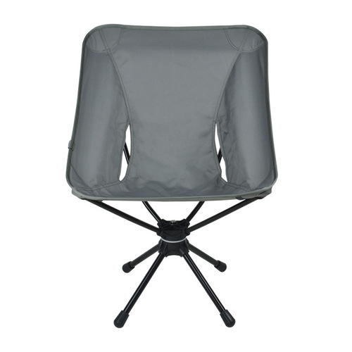 Outdoor folding chair, rotating portable ultra-light moon chair, camping fishing bench, leisure backrest beach chair