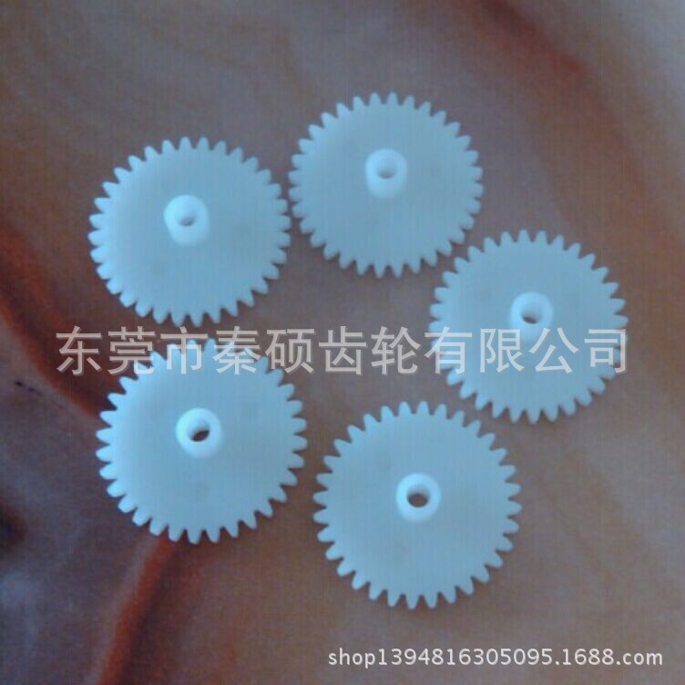 塑胶齿轮厂供应玩具齿轮0.5模数32T1.9内孔单层齿轮耐磨损低噪音