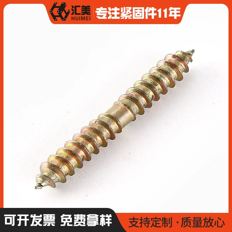 В наличии Винт с двумя головками M5 M6/Винт из дерева/Крепеж для соединения мебели/Саморез с двумя головками/Пол